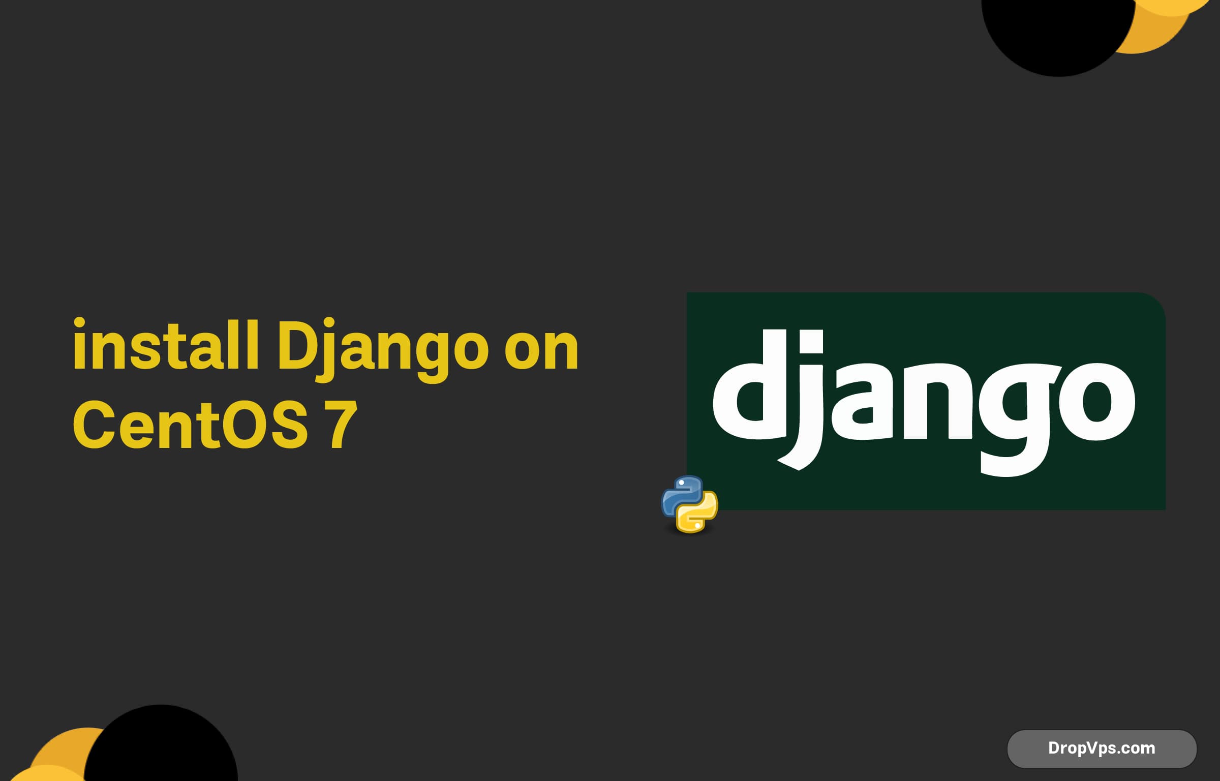 How to install Django on CentOS 7