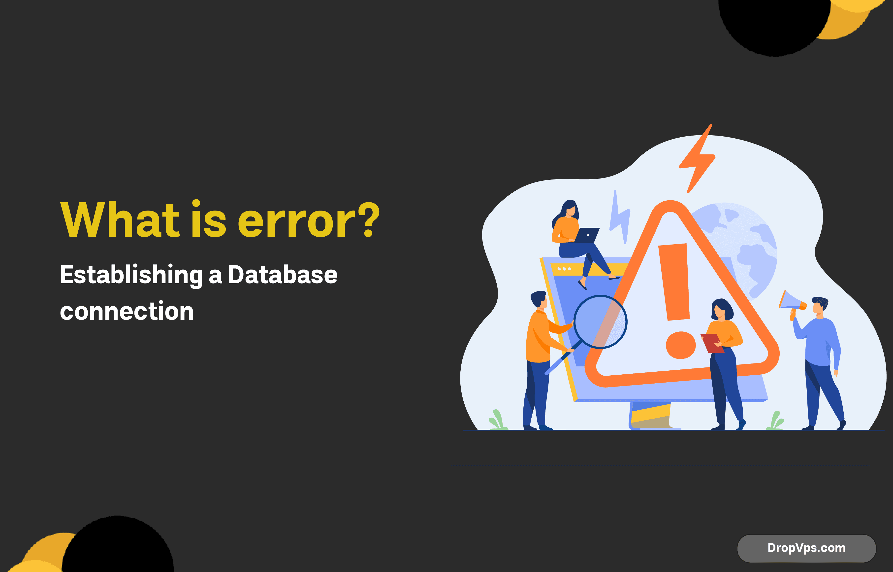 What is error establishing a database connection and how to fix it?