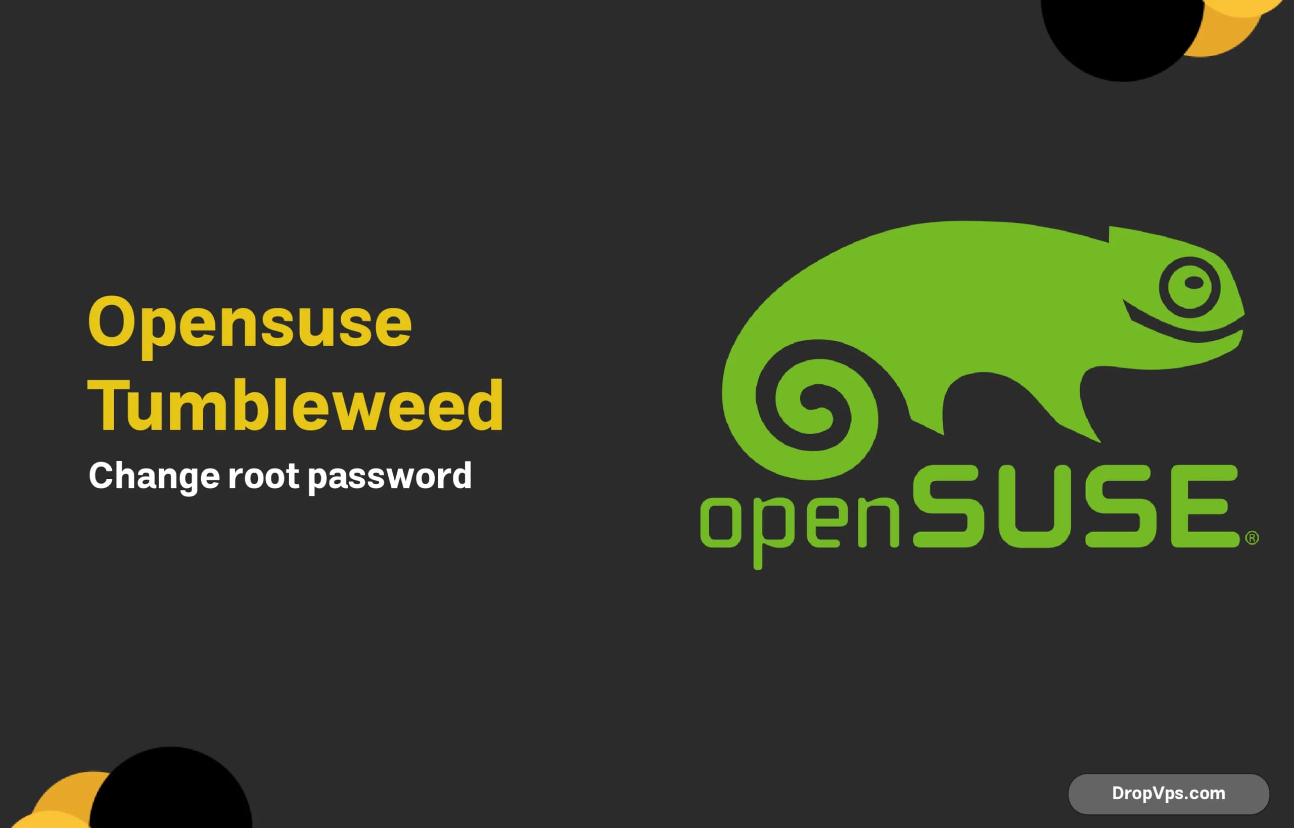 Opensuse tumbleweed change root password