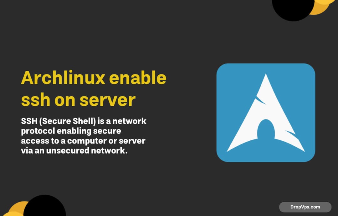 arch linux enable ssh server