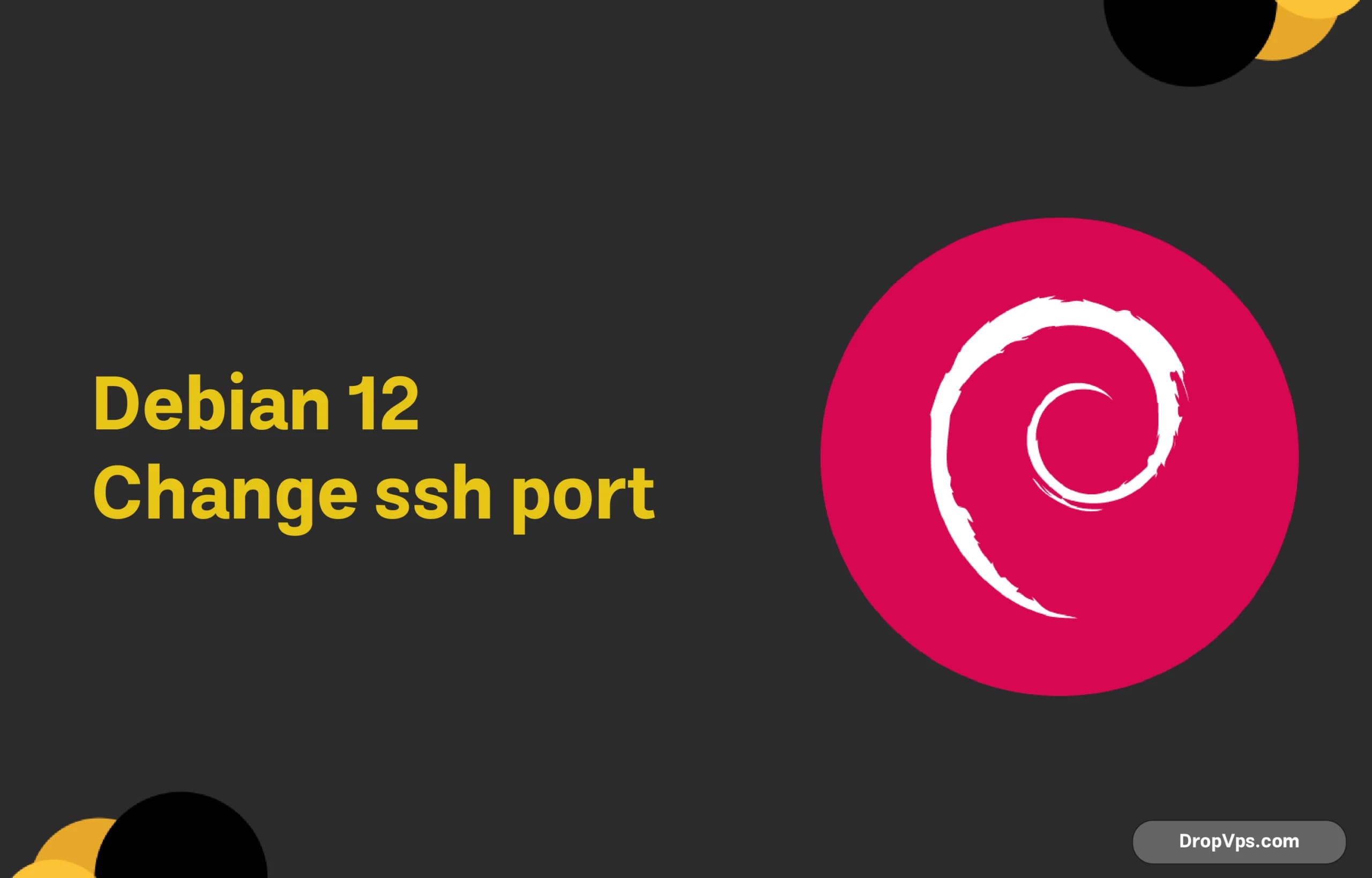 debian 12 change ssh port