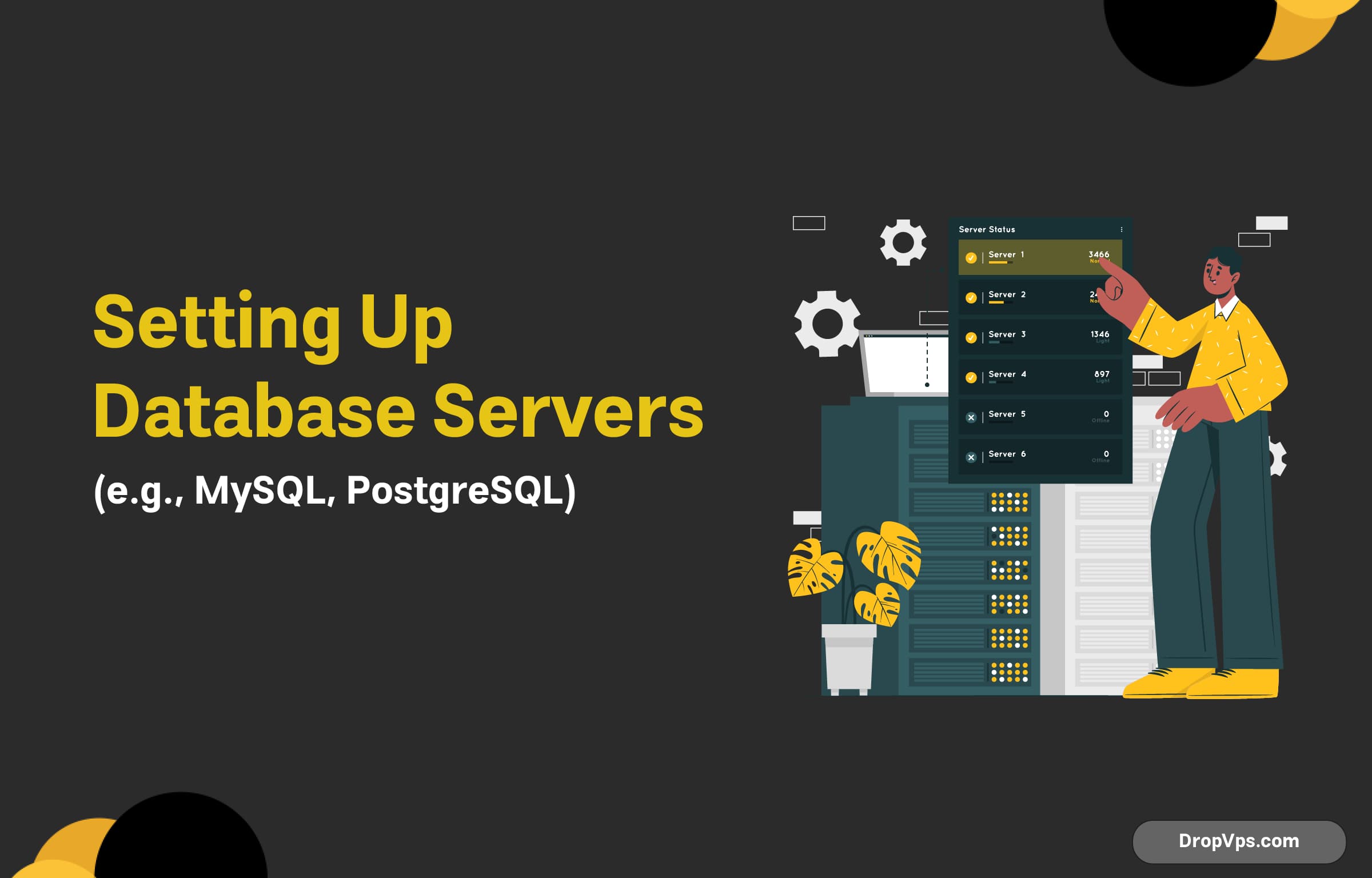 Setting Up Database Servers (e.g., MySQL, PostgreSQL)