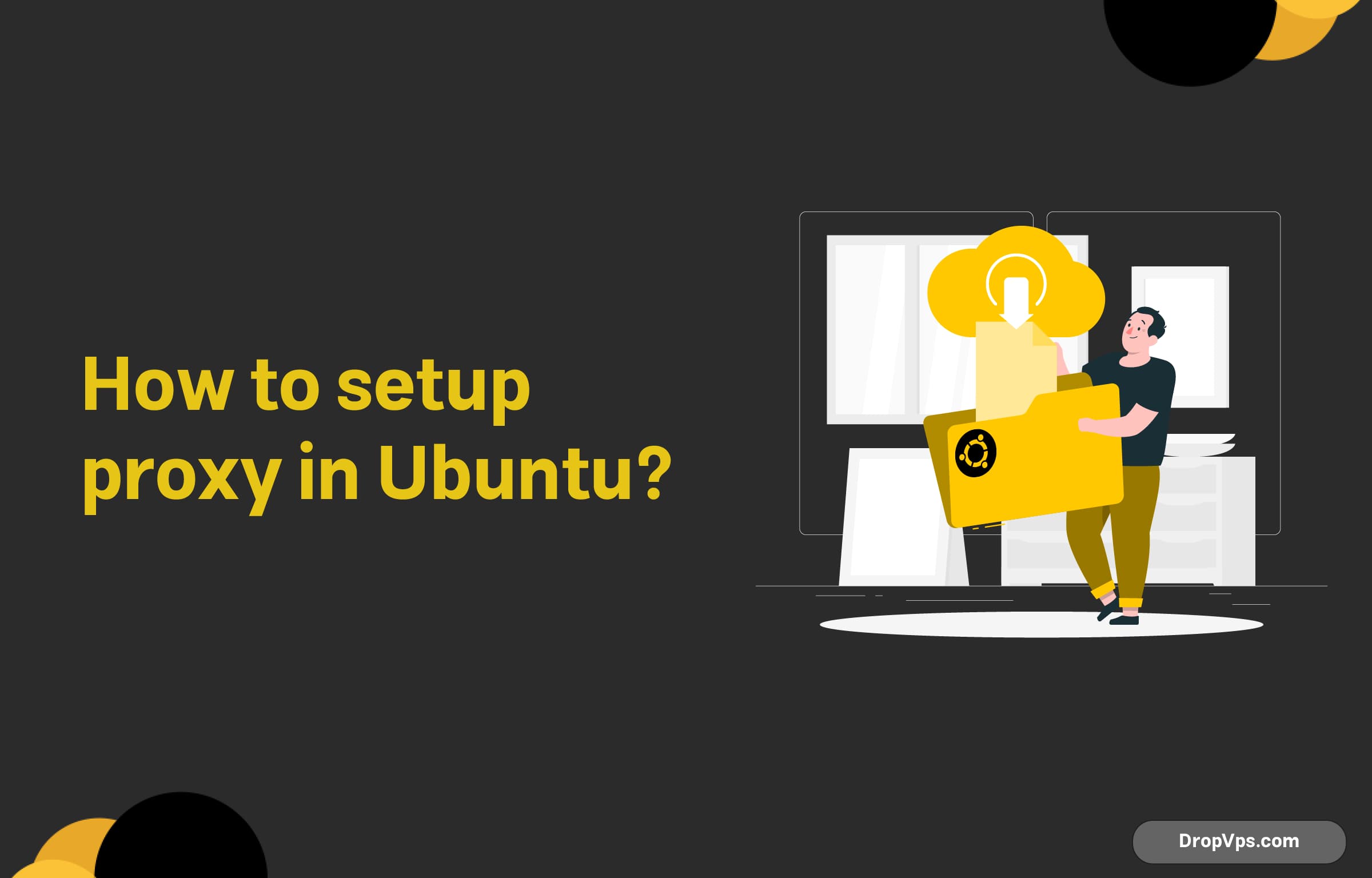 how to setup proxy in ubuntu?