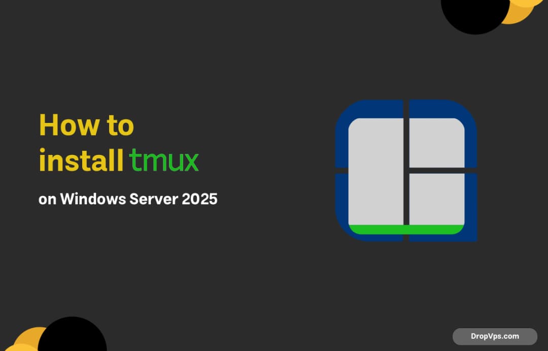 How to install tmux on Windows Server 2025