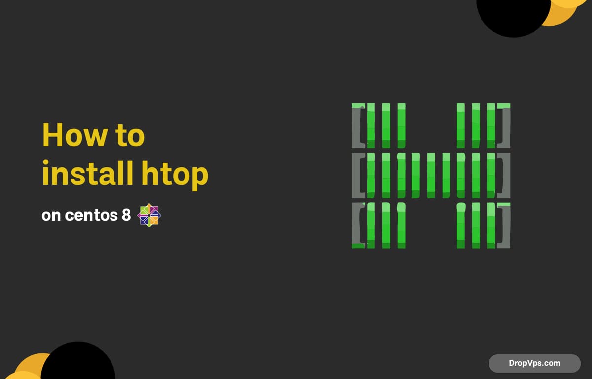 How to install htop on centos 8