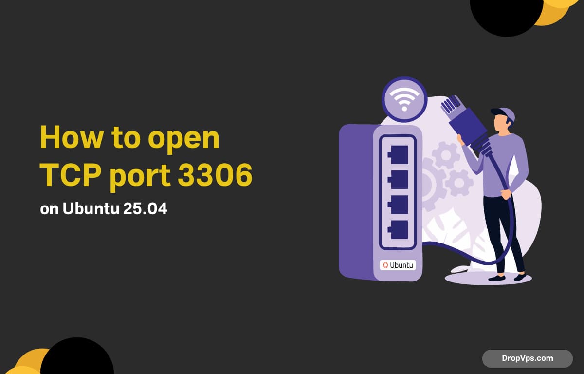 How to open TCP port 3306 in ubuntu 25.04