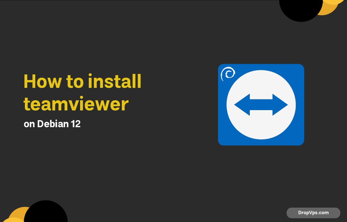 how to install teamviewer on Debian 12