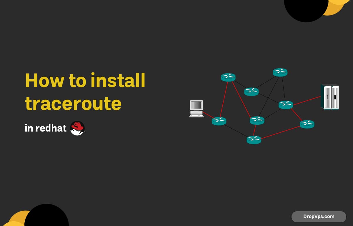 How to install traceroute in redhat ?