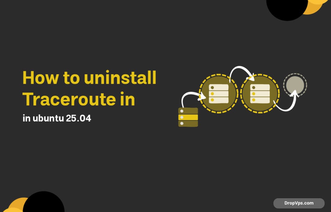 How to uninstall traceroute in ubuntu 25.04