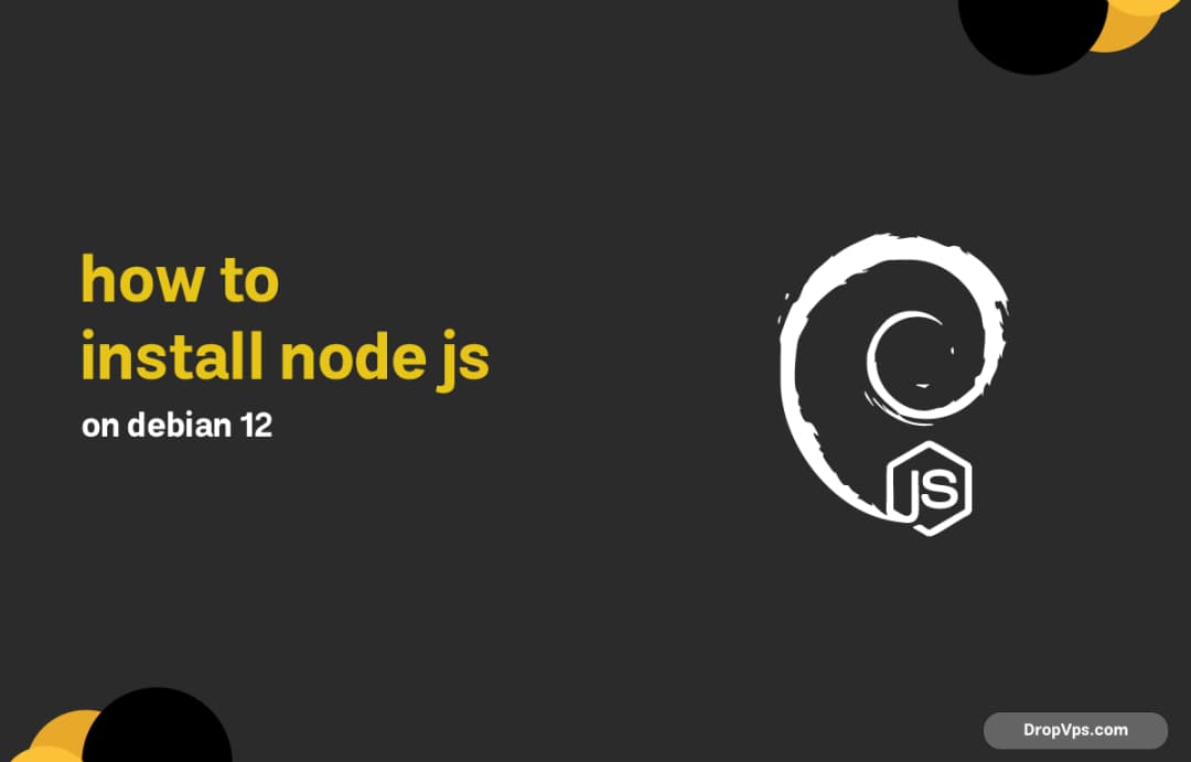 how to install node js on debian 12