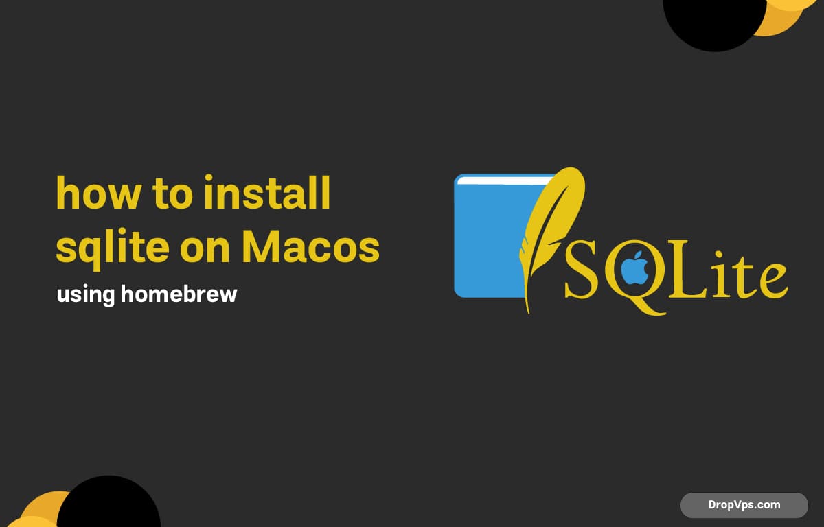 how to install sqlite on macos using homebrew