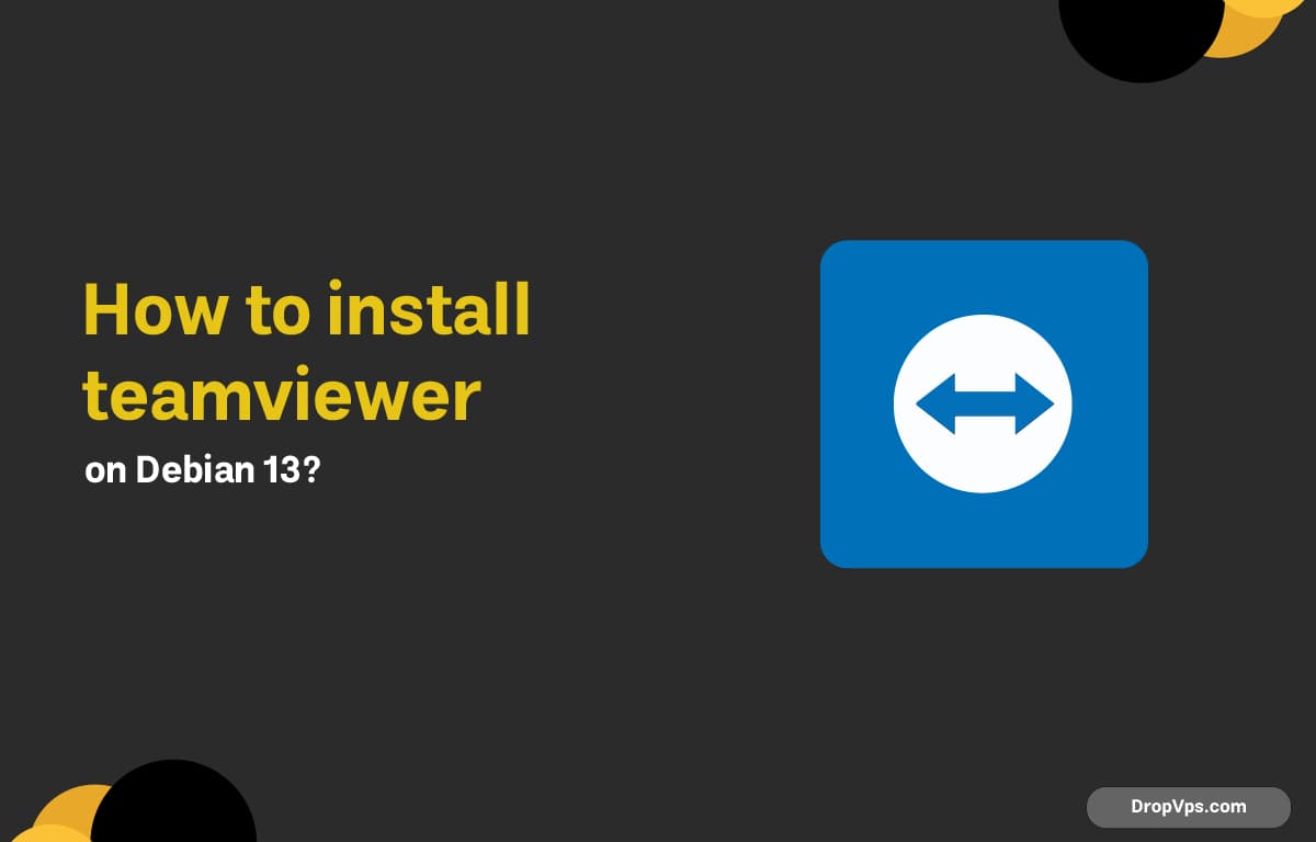 how to install teamviewer on Debian 13