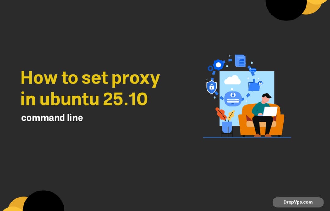 how to set proxy in ubuntu 25.10 command line