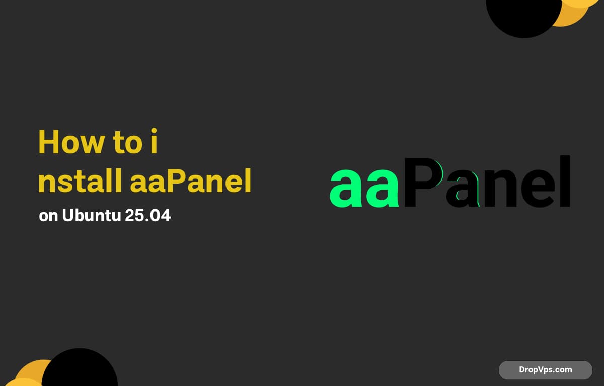 How to install aapanel on Ubuntu 25.04