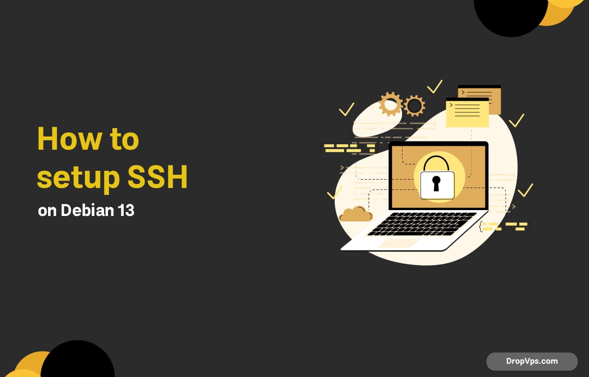 How to setup ssh on Debian 13