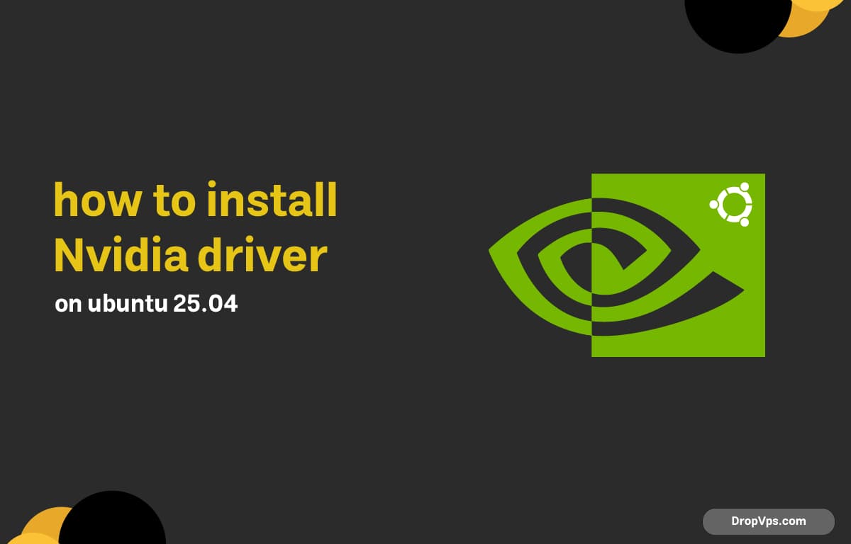 How to install nvidia driver on ubuntu 25.04
