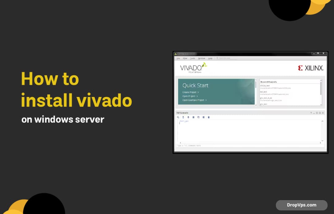How to install vivado on windows server