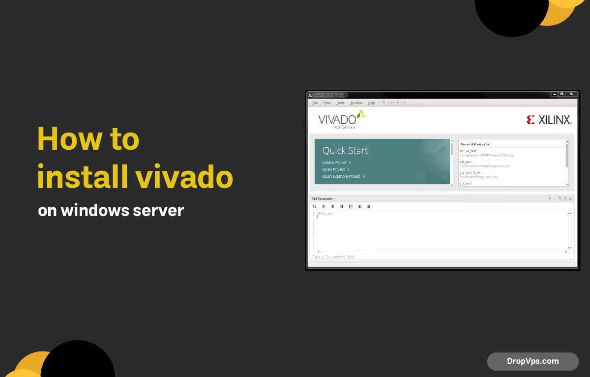 How to install vivado on windows server