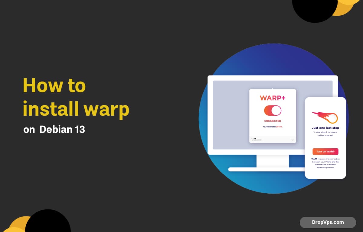 how to install warp on Debian 13