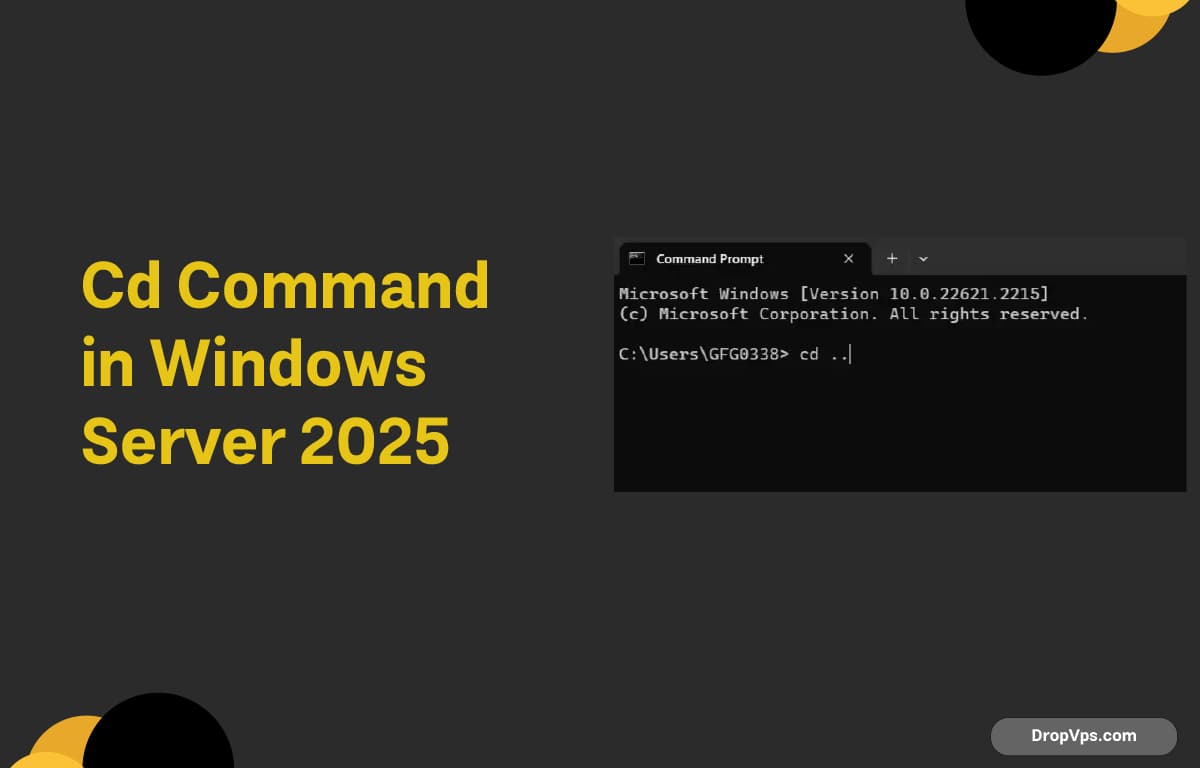 Cd Command in Windows Server 2025