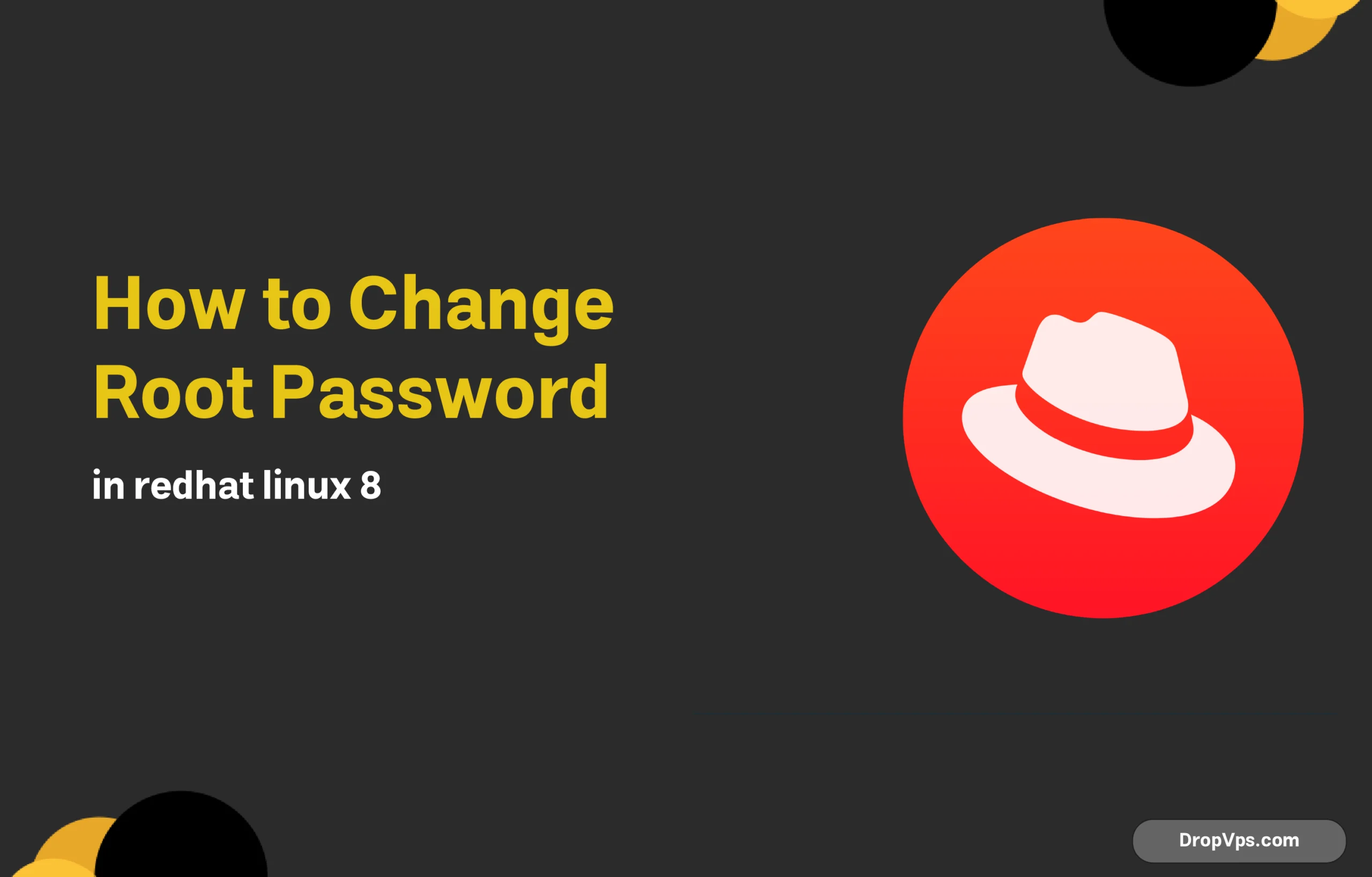 How to change root password in redhat linux 8