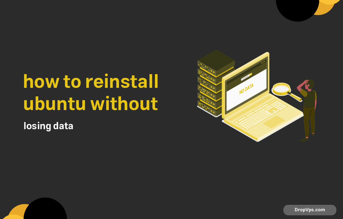 how to reinstall ubuntu without losing data?