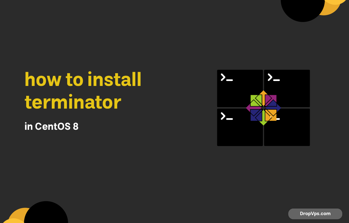 how to install terminator on Centos 8